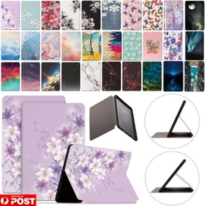 For Amazon Kindle Paperwhite 12th Gen 2024 7" Leather Stand Case Patterned Cover - Picture 1 of 52