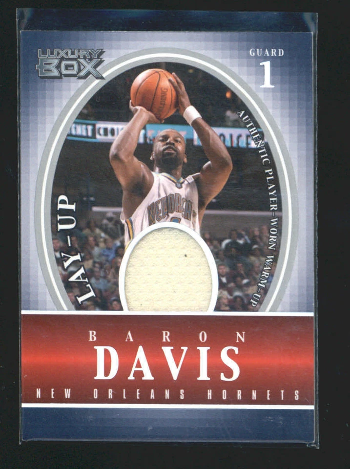 BARON DAVIS 2004/05 04/05 TOPPS LUXURY BOX LAY-UP GAME USED JERSEY #/500 AD2989 - Image 1 of 1