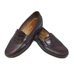 Zapatos Mocasines Johnston & Murphy Para Hombre 8.5M Penny Estilo Caoba 15-1093 Brasil - Imagen 1 de 11