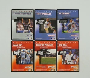 COMPLETE SET OF (6) MLB Showdown 2002 Strategy Promo Cards Bernie Williams NYY - Picture 1 of 7