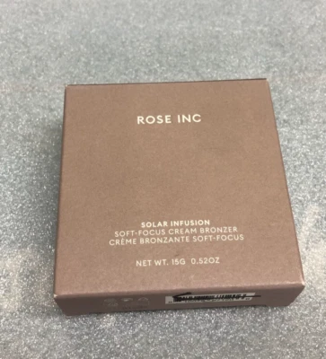 Auténtico Bronceador Crema Enfoque Suave Infusión Solar ROSE INC 15g/0.52oz - Capri Foto 1 de 2