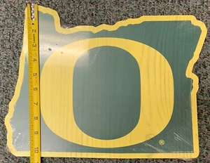 OREGON DUCKS STATE SHAPE WOOD SIGN NEW WINCRAFT ๐ฆ - Picture 1 of 2