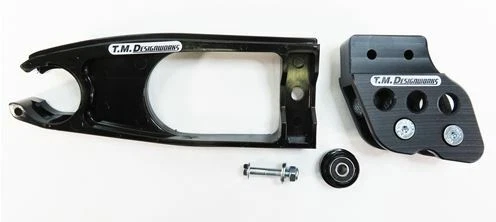 TM Designworks ATV Slide N Guide Guard Kit Yamaha Raptor 700 Black All Years - Image 1 of 1