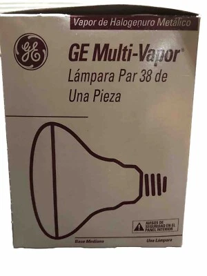 GE 175W M57/E Multi-Vapor Quartz Metal Halide PAR38  E26 Med. Base - GE #25218 - Image 1 of 4