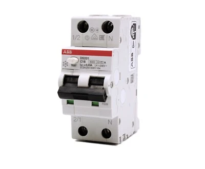 ABB FILS Schalter DS201A C16 0,03 Typ A 16A 30mA - Bild 1 von 3