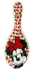 Disney Minnie Mouse Cuchara Descanso Rostro Arcos Cerámica Soporte Cocina Comida Decoración - Imagen 1 de 3
