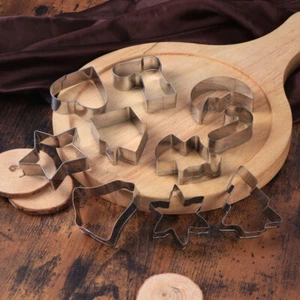 10 Pezzi Sapone Peltro Cottura Natale Biscotti Set Natale Tema Cookie - Foto 1 di 12