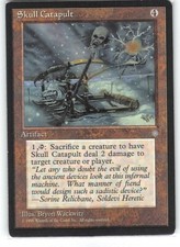 Skull Catapult *Uncommon* Magic MtG x1 Ice Age MISCUT (corner)