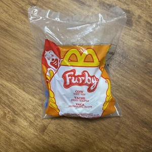 Vintage 2000 McDonalds Furby #8 Kuh Happy Meal Spielzeug, versiegelt. Neu in Verpackung - Bild 1 von 4