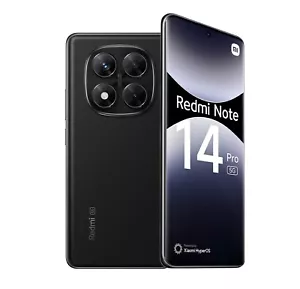 Cellulare Smartphone Xiaomi Redmi Note 14 Pro 5G 6,67" 12+512GB Dual Sim BLACK - Foto 1 di 8