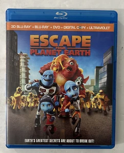 Escape From Planet Earth (3DBlu-ray/DVD, 2013, 4-Disc) FREE Domestic Shipping - Picture 1 of 6