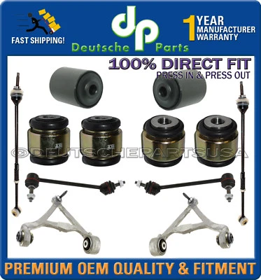 JAGUAR VANDEN PLAS ЗАДНИЕ РЫЧАГИ УПРАВЛЕНИЯ ШАРОВОЙ ШАРНИР АНКЕРНЫЙ СТЕРЖЕНЬ ВТУЛКА КОМПЛЕКТ ПОДВЕСКИ - Изображение 1 из 2