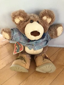 Furskins Farrell Bear 1985 completamente vestido con zapatos de Xavier Roberts - Imagen 1 de 4
