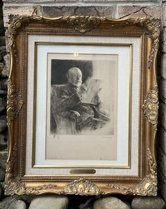 Lucien Henri Grandgerard Etching. Limited Edition 15/30. Signed, Must See Pics - Picture 1 of 12