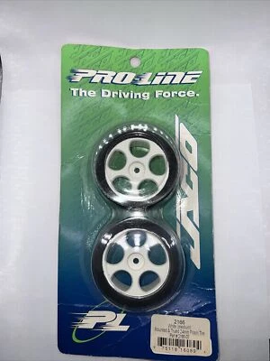 Pro-line Jaco The Driving Force 24mm White Medium True Mounted Foam Wheels 2166 - Image 1 of 2