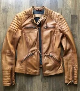Freaky Nation Damenlederjacke in Braun Gr. M - Top Zustand - Bild 1 von 6