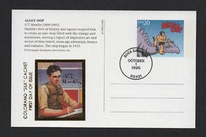 USA 1995 POSTAL CARD COMIC STRIP CLASSICS *ALLEY OOP* COLORANO SILK - Picture 1 of 2
