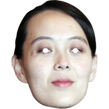 Kim Yo The Sister Of Kim Jong-un Celebrity Card Face Mask - Fancy Dress
