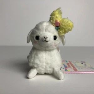 AMUSE Let's Party Baby Alpacasso weiß Mädchen (8 cm) Arpakasso Alpaka Plüsch Japan - Bild 1 von 6