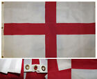 3x5 Ricamato St di Giorgio Croce 600D 2Ply Nylon 3'x5'Bandiera 3 Tenuta & Corda