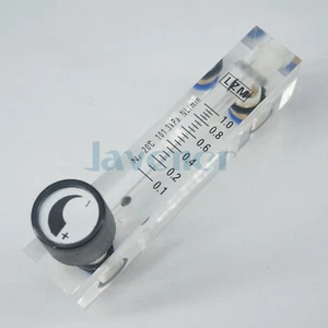 Rotámetro y válvula LZM-6T tubo acrílico N2 0,1-25 LPM ajuste 6 mm LZM-6T - Imagen 1 de 12