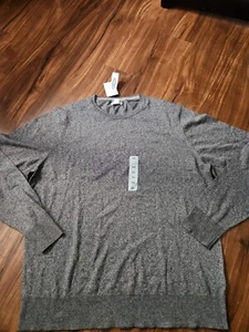 OLD NAVY LONG SLEEVE SHIRT MEN'S 2XL GRAY BRAND NEW - Picture 1 of 5