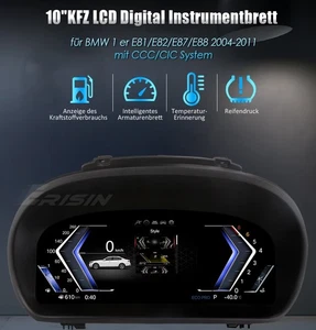 Plug&Play 10" LCD Armaturenbrett Digital Kombiinstrument BMW 1er E81/E82/E87/E88 - Bild 1 von 13