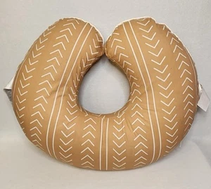 Boppy Original Support Nursing Pillow With Organic Cover (Camel Stitch Stripe) - Picture 1 of 3