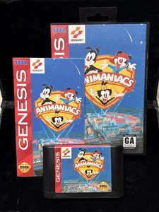 1994 Sega Genesis Konami Animaniacs komplett in Box mit Handbuch getestet funktioniert - Bild 1 von 11