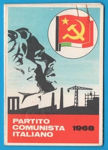Tessera PARTITO COMUNISTA ITALIANO Federazione di Rimini Anno 1968 MA0003 - Picture 1 of 3
