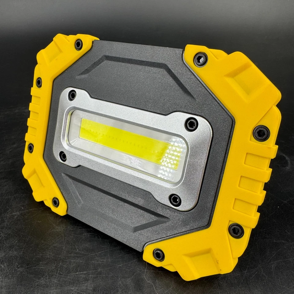 NEW Portable LED Work Light Flood Lights Job Site Lighting Super Bright MG016W - Image 1 of 4