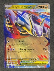 Mega Latias ex - 100/132 Pokémon TCG Double Rare ME01: Mega Evolution Near Mint - Picture 1 of 2