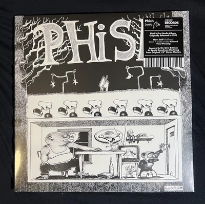 PHISH JUNTA 3LP Fluffhead Black & White Swirl Vinyl Reissue Factory Sealed NEW - Image 1 of 2