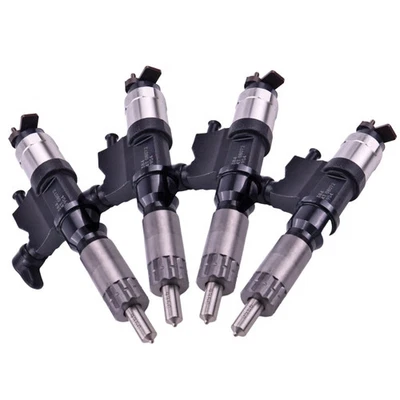 4X Fuel Injectors 095000-6382 095000-6384 for Isuzu FVR FTR 2007-2009 7.8L 6HK1 - Imagem 1 de 4