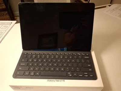 Samsung Galaxy Tab S7 FE SM-T736 64 GB, Wi-Fi + 5G, 12.4 in - Mystic Black - Image 1 of 4