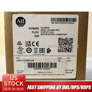 25B-D010N104 Nuevo AB Powerflex 525 AC Drive 4KW 5HP 25BD010N104 EE. UU. Impuestos libres - Imagen 1 de 3