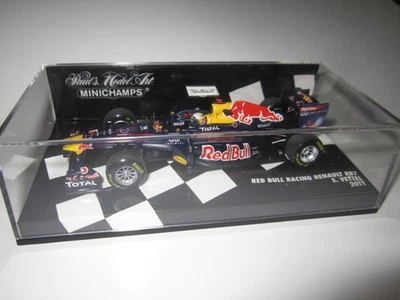 PMA Minichamps 1/43 Red Bull RB7 2011 Sebastian Vettel #1 Model Car Antenna - Immagine 1 di 4