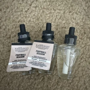 Bath & Body Works FOOTBALL SEASON Wallflowers Home Fragrance Refill Bulbs x3 - Picture 1 of 3
