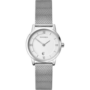 Sekonda Carter Women’s 28mm Quartz Watch Steel Mesh Bracelet Date Function New - Picture 1 of 6