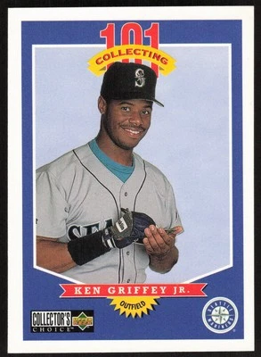 1997 Collector's Choice Ken Griffey Jr. Checklist Card #244 - Seattle Mariners - Image 1 of 2