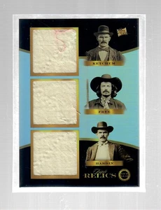 Ketchum / Hardin / Mickey Free 2025 Pieces of the Past Wild West Triple Relic - Picture 1 of 1