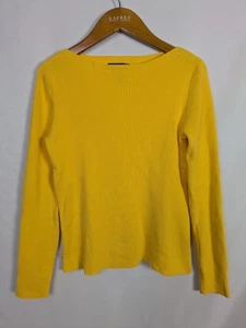 VTG Lauren Ralph Lauren Sweater Women's Small Ribbed Cotton Old Money - Picture 1 of 6