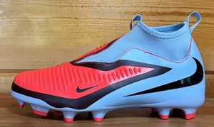 Nike Kid's Phantom 6 Academy High FG/MG Cleats Soccer Size 2Y BRIGHT CRIMSON - Picture 1 of 5