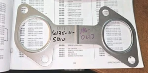 6135115810 GASKET, EXHAUST MANIFOLD for Komatsu® (6135-11-5810, 6136115810) - Picture 1 of 3