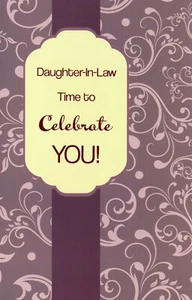 Encouraging BIRTHDAY Card FOR DAUGHTER-IN-LAW, Beautiful by Premium Greetings +✉ - Picture 1 of 4