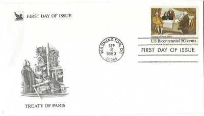 3 '83 FDCs Treat of Pris SC#2052, Metropolitan Opera 2054, Official Mail O135 - Image 1 of 3
