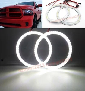 LED halo ring for Ram pickup 1500 truck 13-17 headlight SMD angel eye Demon DRL - Bild 1 von 17