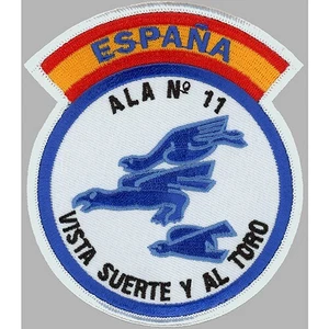 Parche ALA 11 Ejército Aire España Spanish Air Force Military Patch Army Manises - Imagen 1 de 8