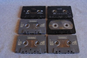 6 maxell cassette tapes ud2 xl2 type 2 bias - Picture 1 of 2