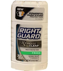 RIGHT GUARD XTREME CLEAR FRESH 72HR DEODORANT ANTI-PERSPIRANT FREE SHIPPING USA - Picture 1 of 3